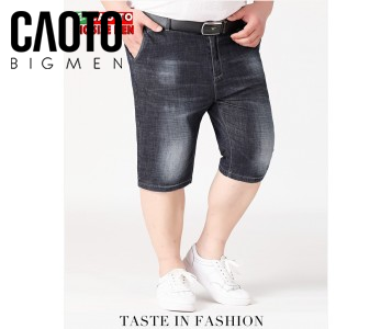 Quần Short Jean Nam Big Size Đen