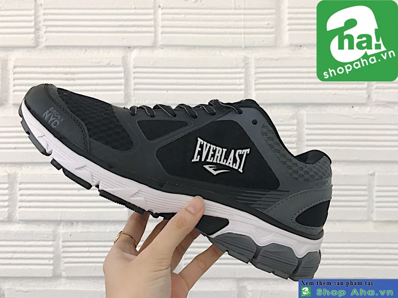 Giày Thể Thao Real Everlast Đen Xám A002