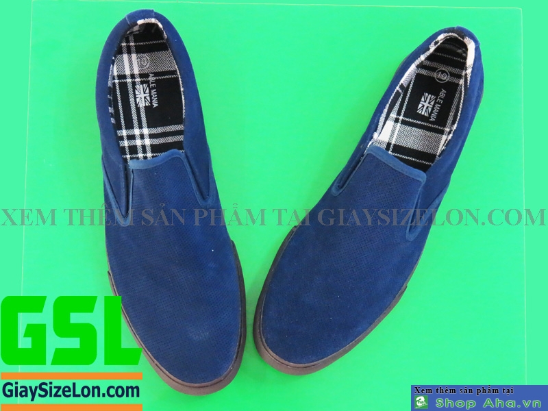 large size navy shoes