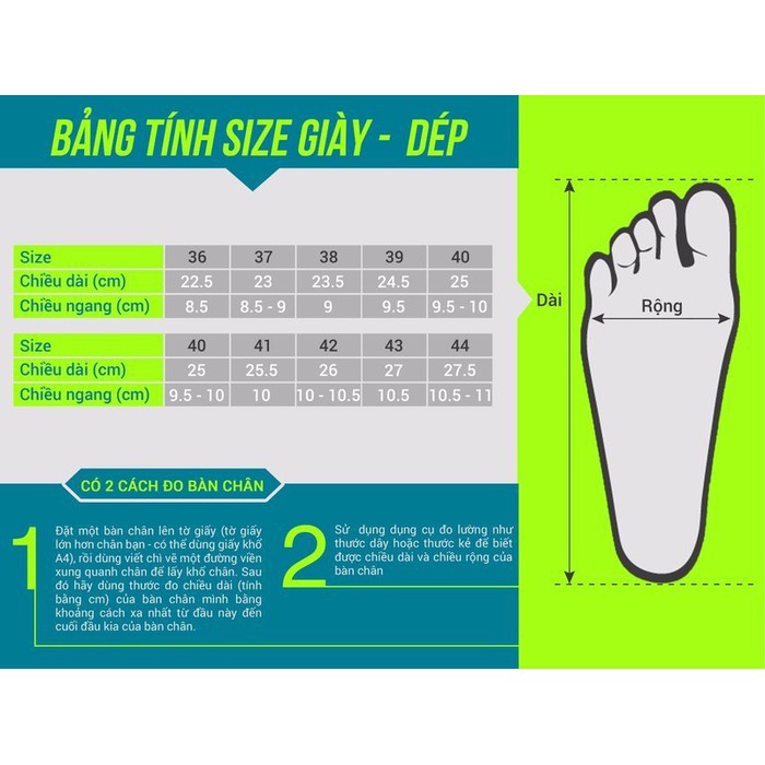 Káº¿t quáº£ hÃ¬nh áº£nh cho do size giay