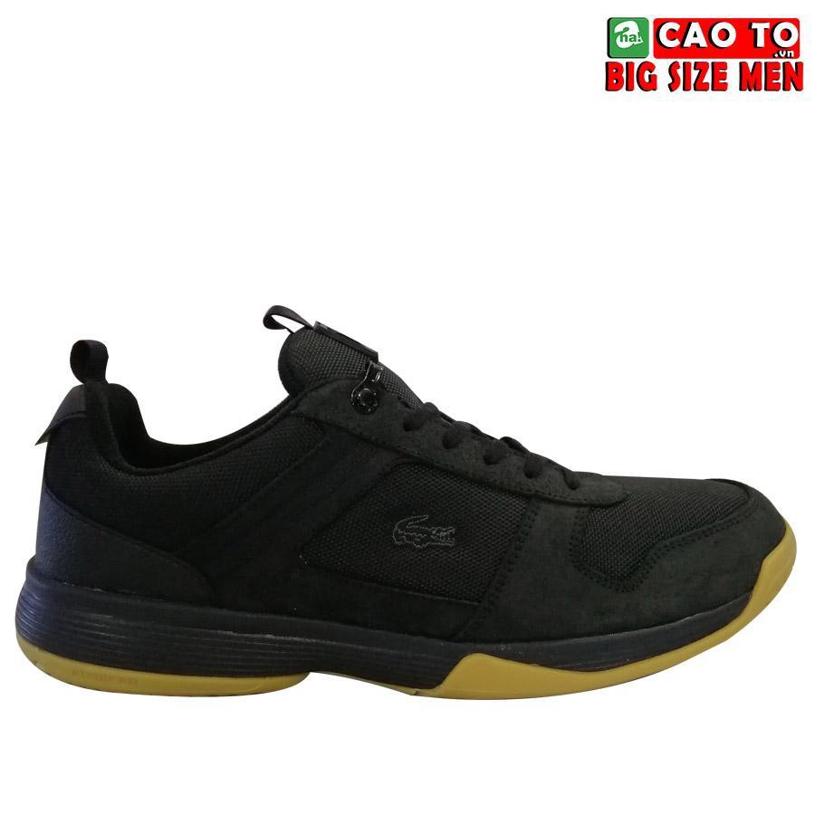 Giày Mens Lacoste Joggeur Black brown Big Size