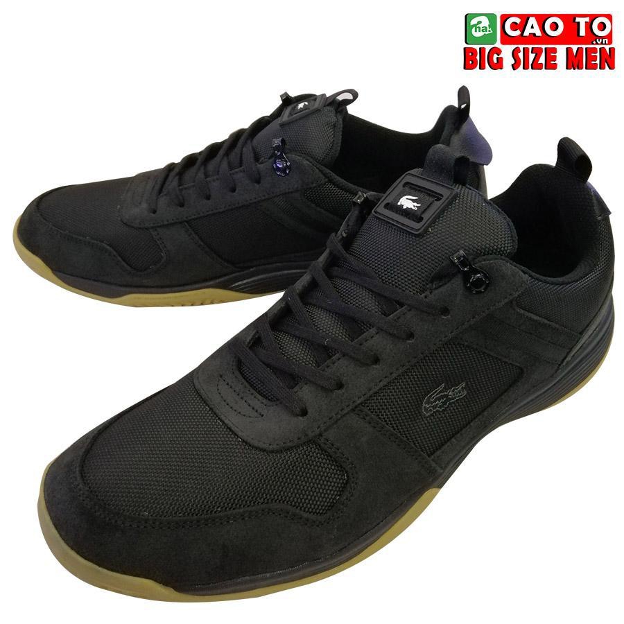 Giày Mens Lacoste Joggeur Black brown Big Size