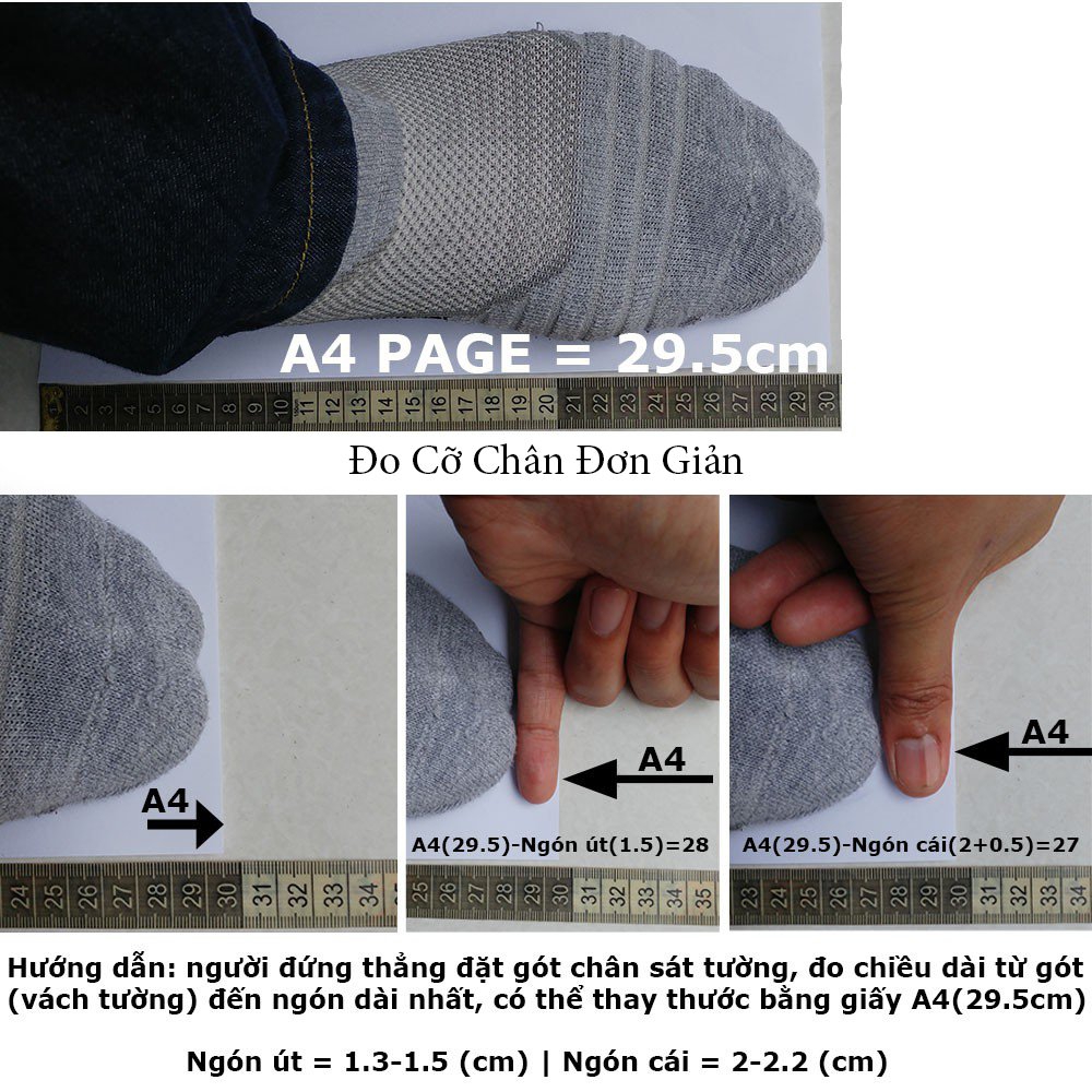 Easy to measure foot size