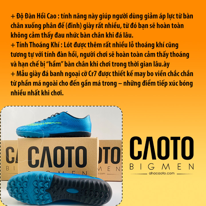 giày đá banh nam size 46 47 48